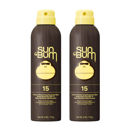 Sun Bum Original SPF 15 Sunscreen Spray front view