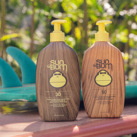 Sun Bum Original SPF 30 Sunscreen Body Lotion 16 oz side view