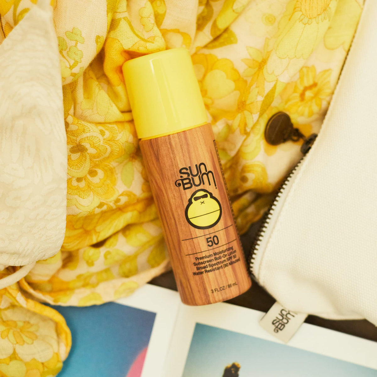 Sun Bum Original SPF 50 Roll-On Sunscreen 3 oz back view