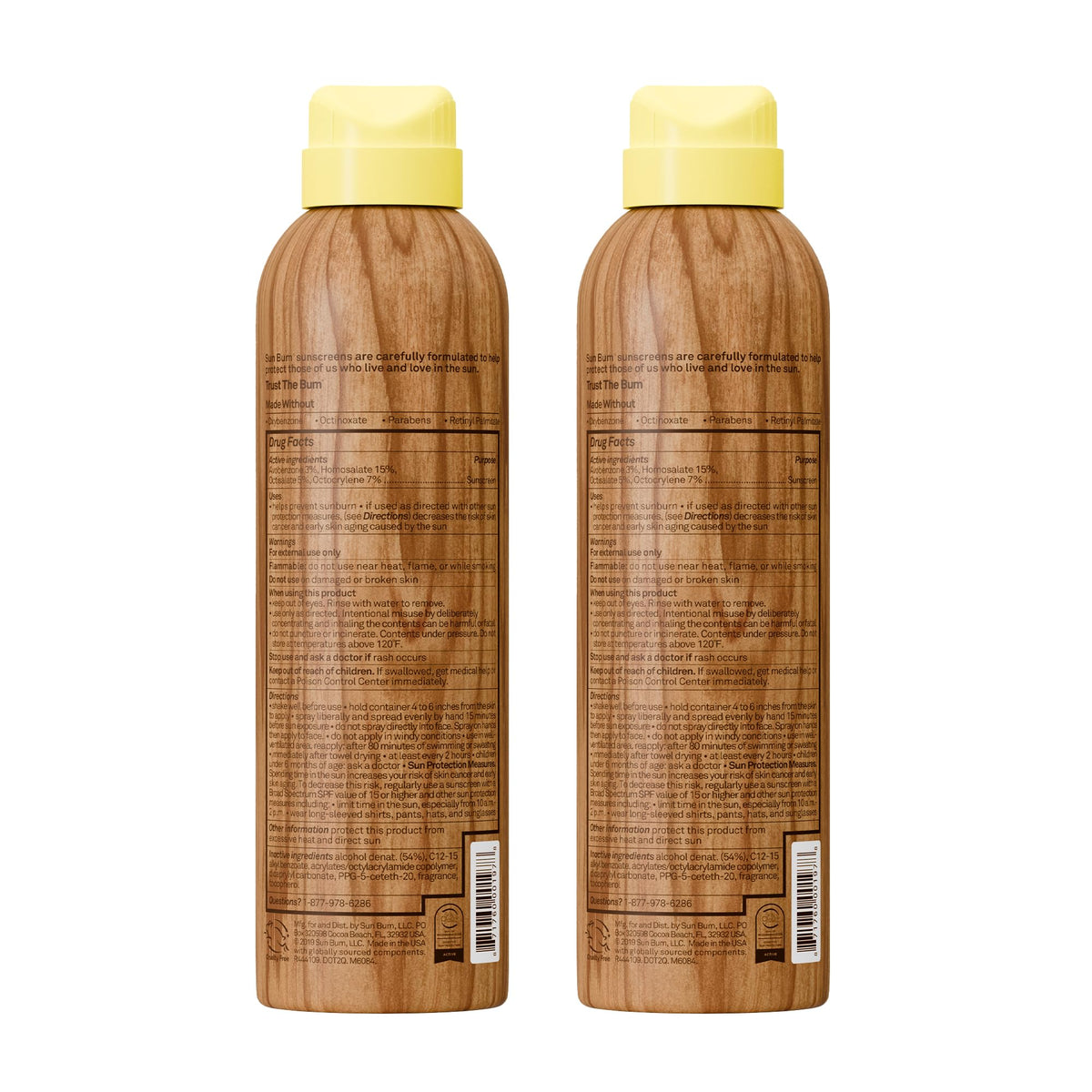 Sun Bum Original SPF 50 Sunscreen Body Spray 6 oz application demonstration