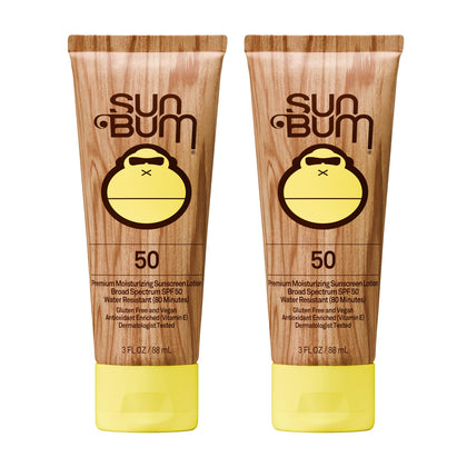 Sun Bum Original SPF 50 Sunscreen Lotion front view, 3 oz bottle