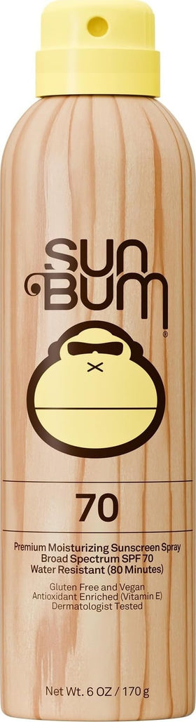 Sun Bum Original SPF 70 Sunscreen Body Spray 6 oz front view