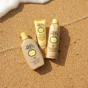 Sun Bum Original SPF 70 Sunscreen Body Spray side view