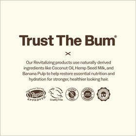 Sun Bum Revitalizing Air Dry Hair Cream 6 oz back view