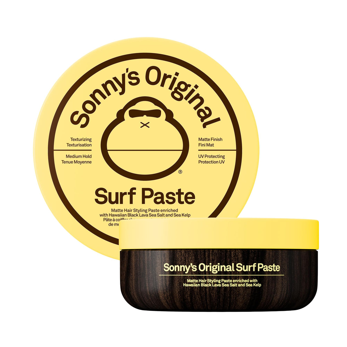 Sun Bum Sonny's Surf Hair Paste 3 oz front view