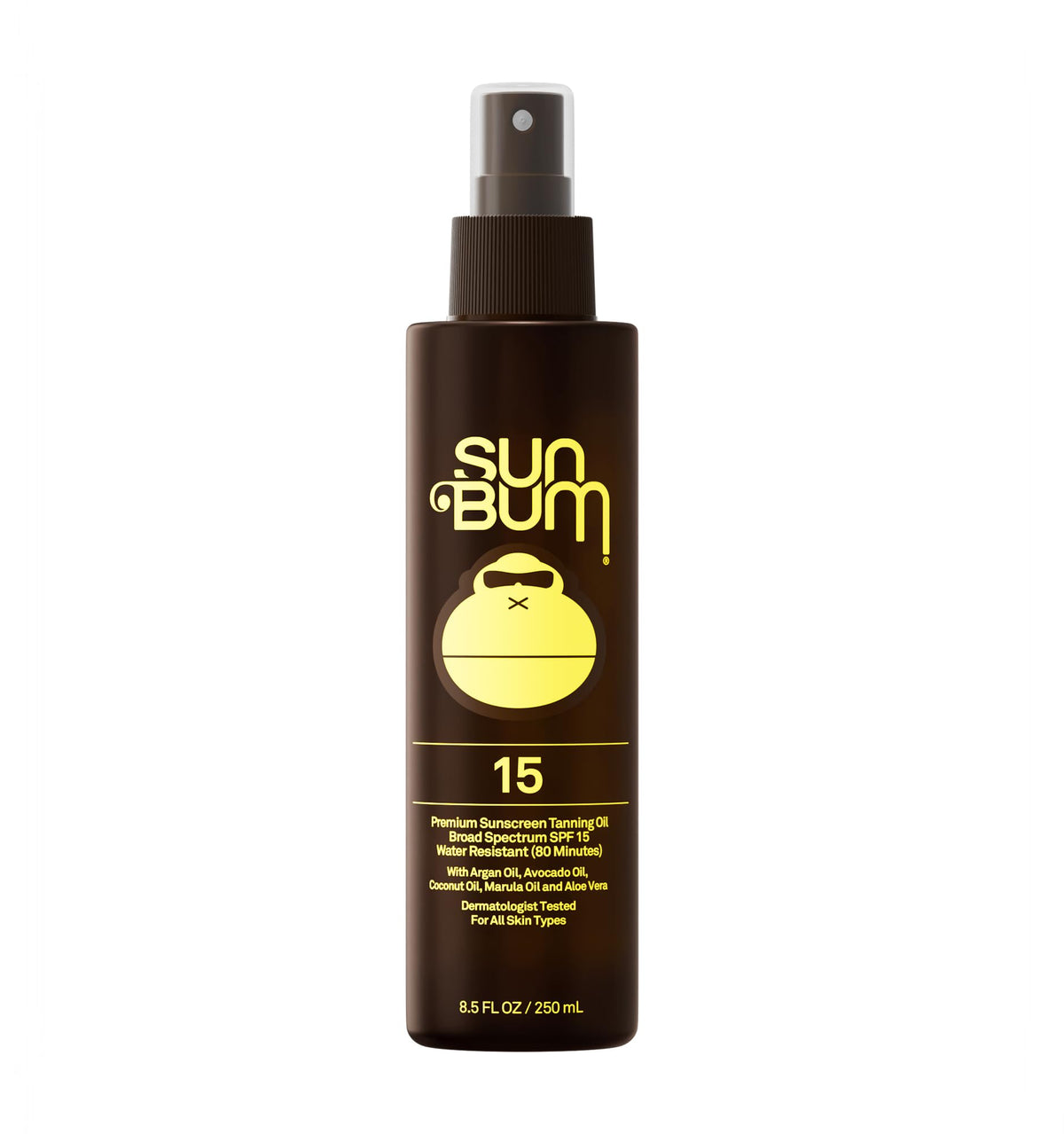 Sun Bum SPF 15 Moisturizing Tanning Oil 8.5 oz front view
