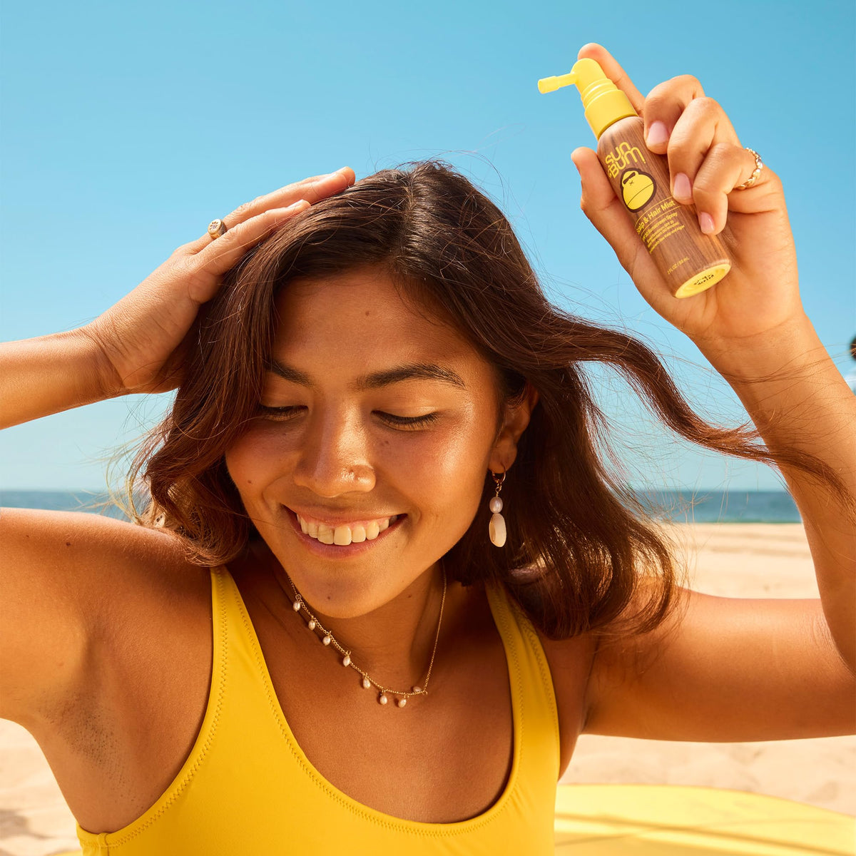 Sun Bum SPF 30 Scalp and Hair Mist Spray 2 oz back view