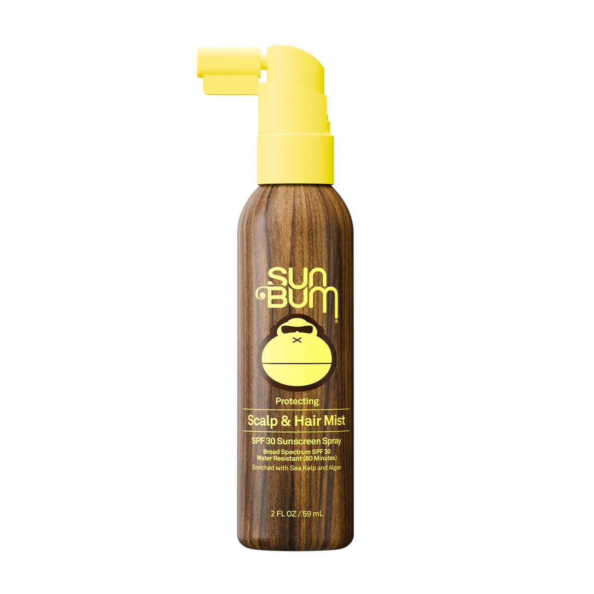 Sun Bum SPF 30 Scalp and Hair Mist Spray 2 oz front view