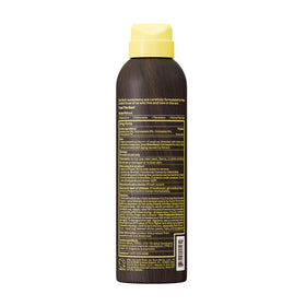 Sun Bum sunscreen body spray packaging details