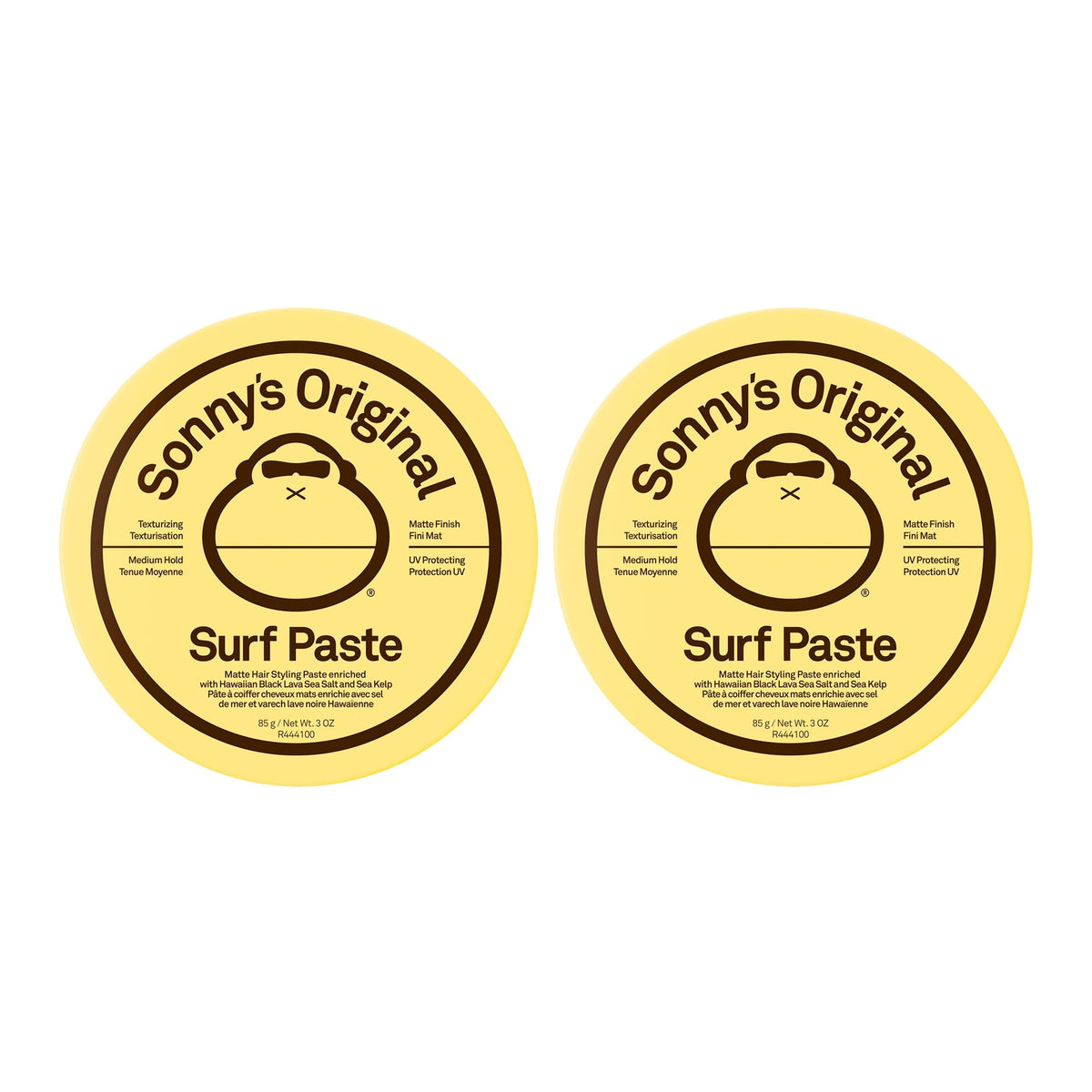 Sun Bum Texturizing Surf Paste 2 Pack front view with packaging