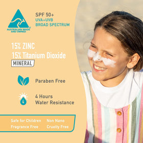 Sun Zapper Zinc Oxide Sunscreen Stick SPF 50+ side view