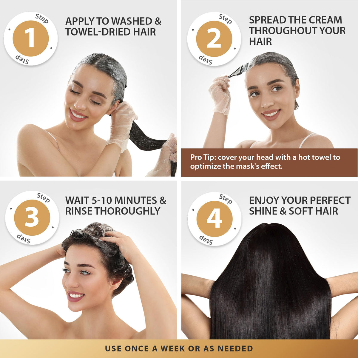 SUNATORIA Argan Oil Hair Mask side view highlighting jar size