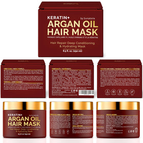 SUNATORIA Argan Oil Hair Mask with argan oil and keratin ingredients