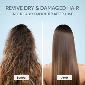 SUNATORIA Keratin Hair Mask application on hair