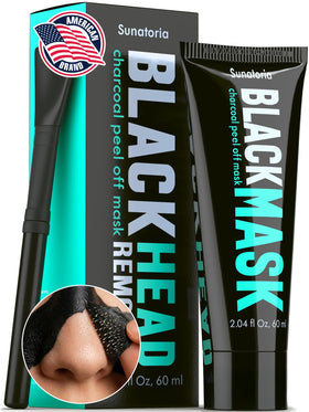 SUNATORIA Original Black Peel Off Face Mask tube front view