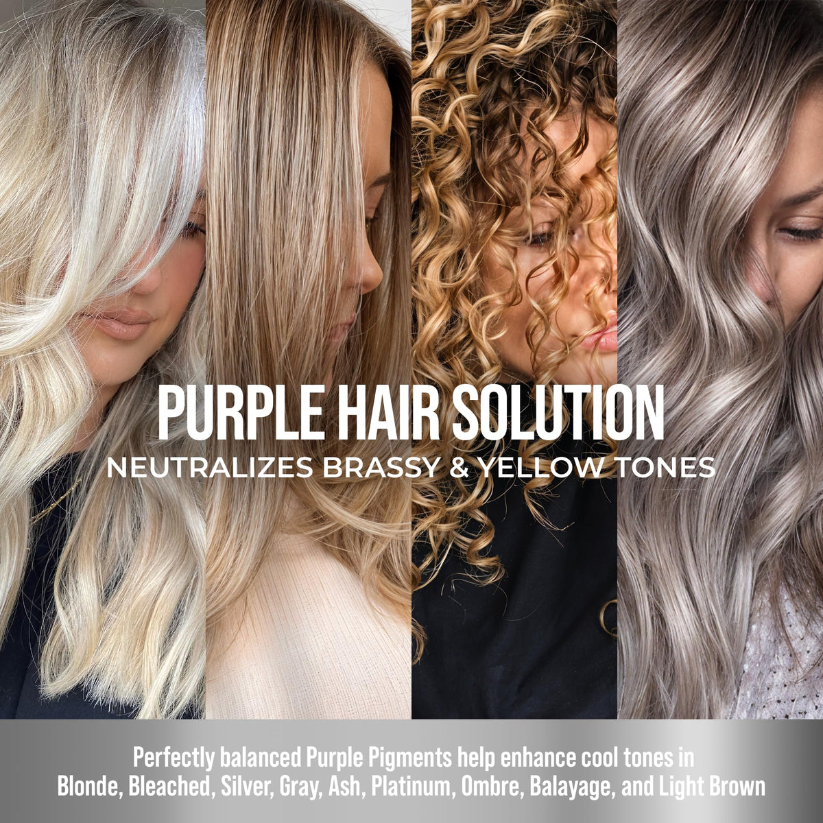 SUNATORIA Purple Hair Mask with gloves for application