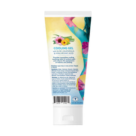 Sunburnt Aloe Vera Gel with fresh aloe leaves