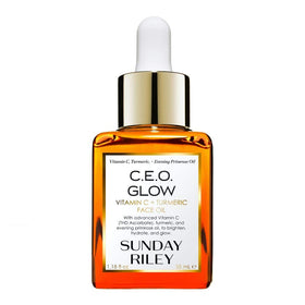 Sunday Riley C.E.O. Glow Vitamin C Turmeric Face Oil bottle front view