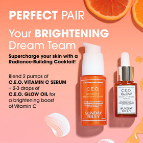 Sunday Riley C.E.O. Glow Vitamin C & Turmeric Face Oil packaging