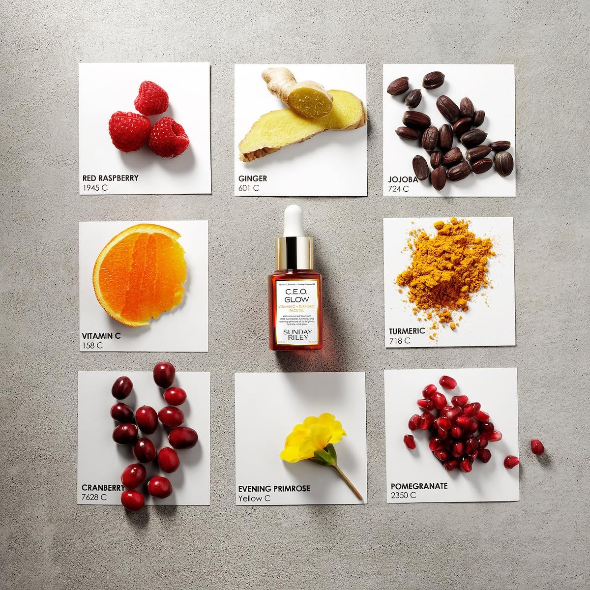 Sunday Riley C.E.O. Glow Vitamin C Turmeric Face Oil packaging