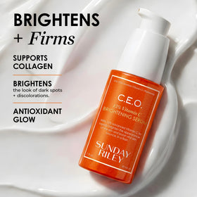 Sunday Riley C.E.O. serum bottle with cap