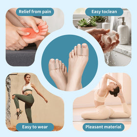 SUNFATT Toe Separators being washed with mild soap