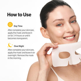SUNGBOON EDITOR Deep Collagen CICA Tea Tree Overnight Mask with tea tree leaves