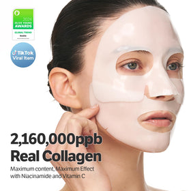 SUNGBOON EDITOR Deep Collagen Niacin-Vita C Overnight Mask application on skin