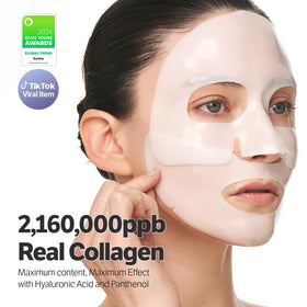 SUNGBOON EDITOR Deep Collagen Overnight Mask application on skin