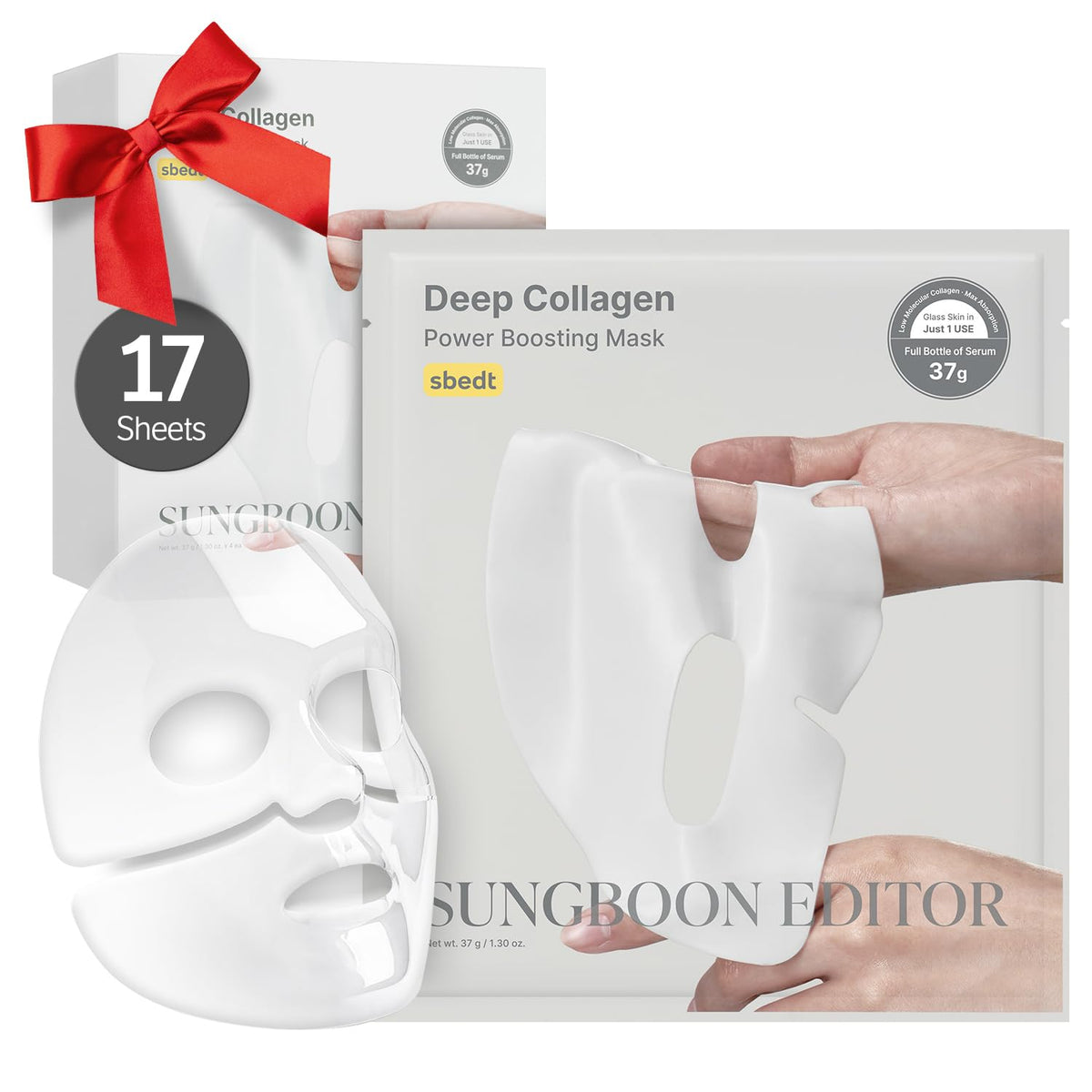 SUNGBOON EDITOR Deep Collagen Overnight Mask packaging front view
