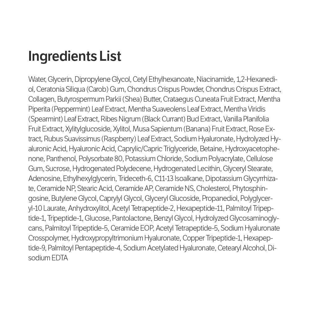 SUNGBOON EDITOR Deep Collagen Overnight Mask showing collagen content