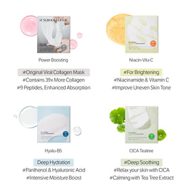 SUNGBOON EDITOR Deep Collagen Overnight Mask texture on hand