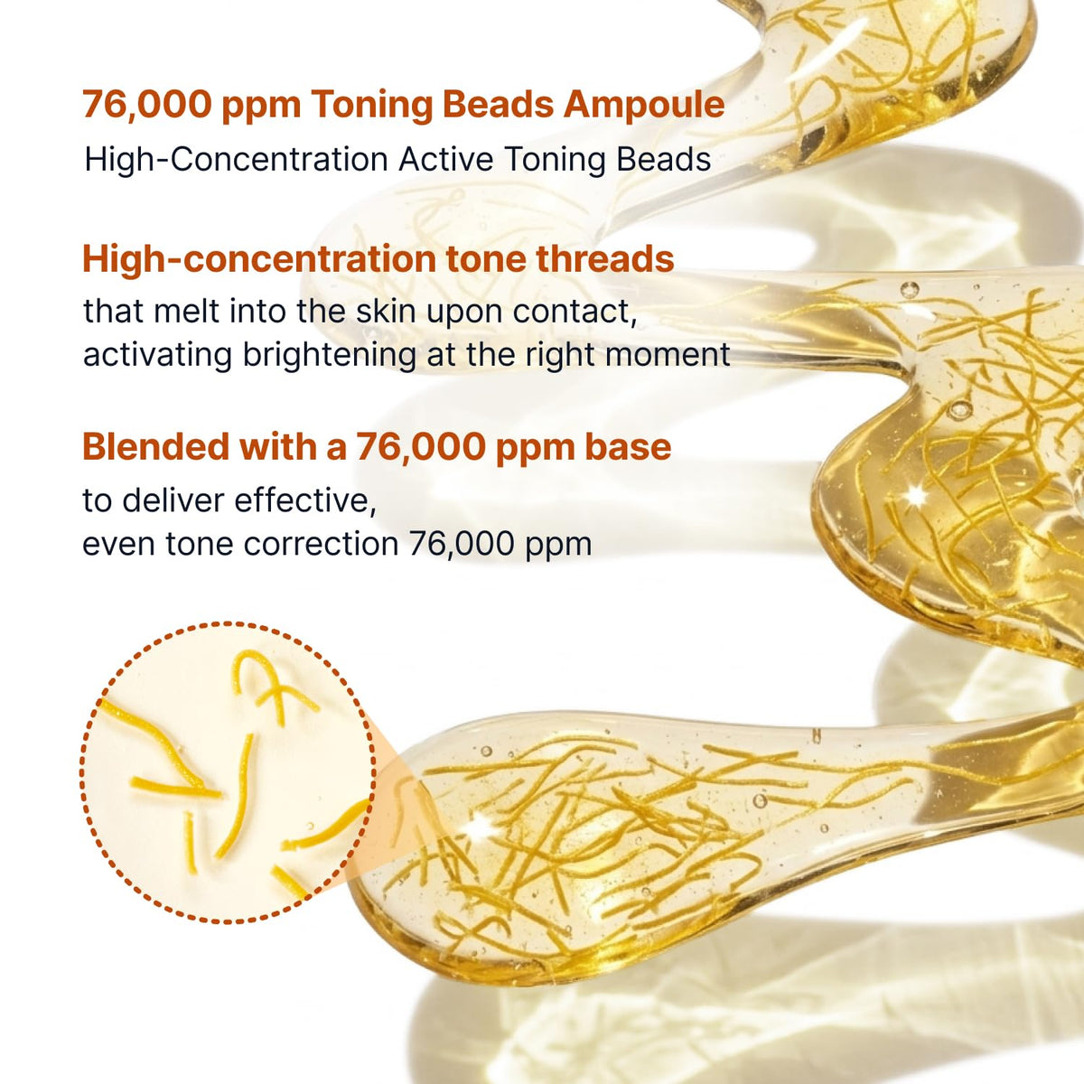 SUNGBOON EDITOR Glow Intensive Kojic Acid Ampoule on a marble surface