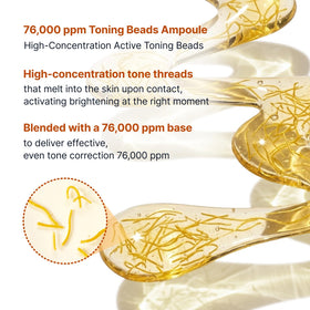 SUNGBOON EDITOR Glow Intensive Kojic Acid Ampoule on a marble surface