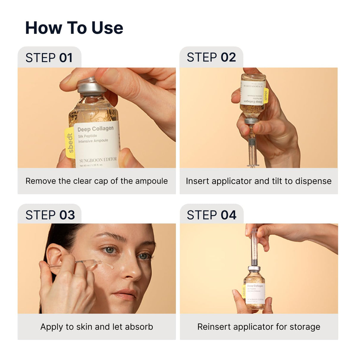 SUNGBOON EDITOR Glow Intensive PDRN Ampoule lifestyle scene