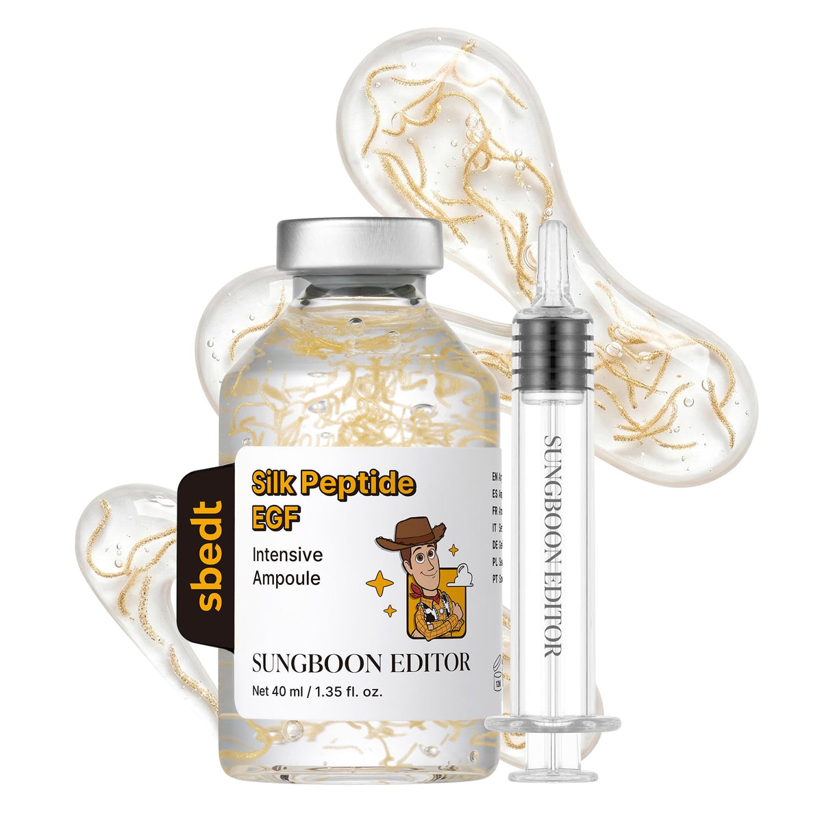 SUNGBOON EDITOR Glow Intensive Silk Peptide EGF Ampoule front view