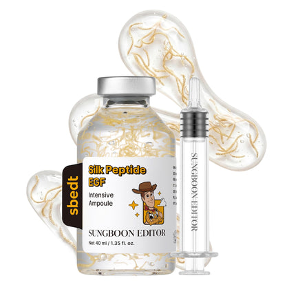 SUNGBOON EDITOR Glow Intensive Silk Peptide EGF Ampoule front view