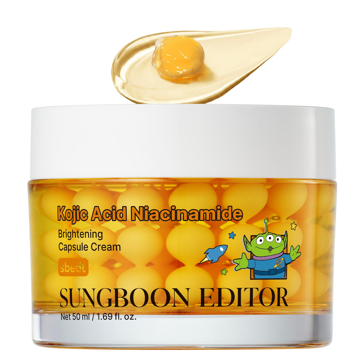 SUNGBOON EDITOR Kojic Acid Niacinamide Capsule Cream Toy Story 5 Edition front view