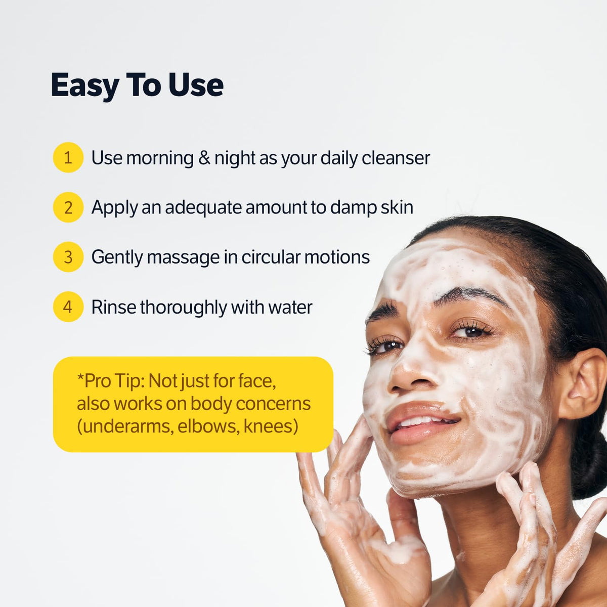 SUNGBOON EDITOR Kojic Acid Niacinamide Gel Cleanser on a countertop