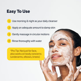SUNGBOON EDITOR Kojic Acid Niacinamide Gel Cleanser on a countertop