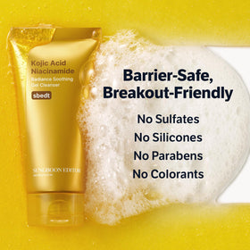 SUNGBOON EDITOR Kojic Acid Niacinamide Gel Cleanser with fresh ingredients