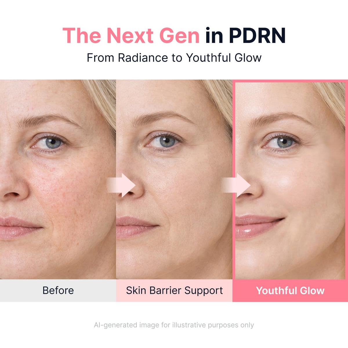 SUNGBOON EDITOR Pink PDRN Capsule Cream application on skin