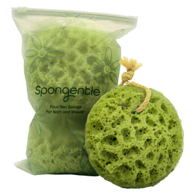 Sunlite Sports Spongentle Loofah Sponge front view with dual texture