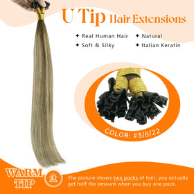 Sunny Hair 18 Inch U Tip Hair Extensions packaging