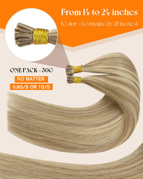 Sunny Hair 20 Inch I-Tip Extensions packaging