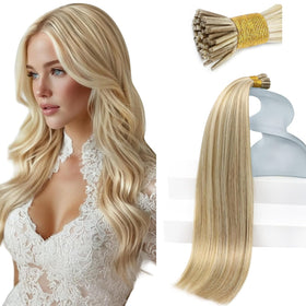 Sunny Hair 20 Inch I-Tip Human Hair Extensions front view