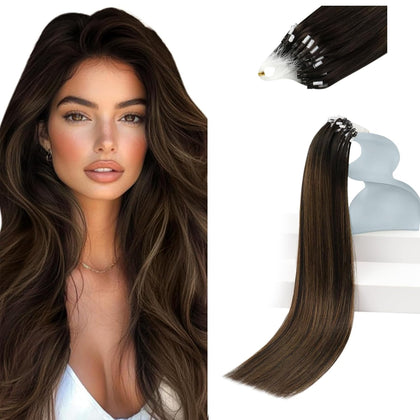Sunny Hair 20 Inch Microlink Hair Extensions front view