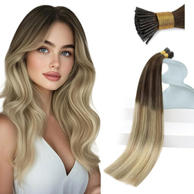 Sunny Hair 22 Inch I Tip Hair Extensions front view