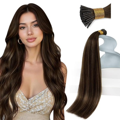 Sunny Hair 22 Inch I Tip Hair Extensions front view