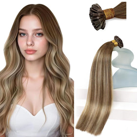 Sunny Hair 22 Inch K Tip Hair Extensions front view